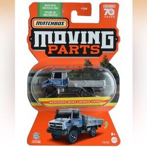 NIB! Matchbox 70th Anniversary Mercedes Benz Unimog U5023, Moving Parts 13/54